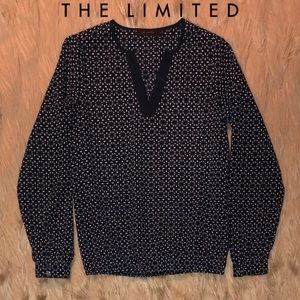 THE LIMITED—WOMEN’S LONG SLEEVE NAVY & WHITE TUNIC!! BNWOT/NEVER WORN!!